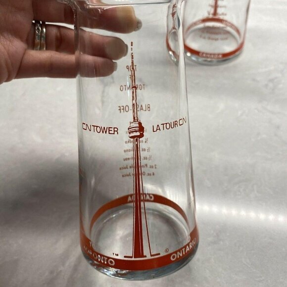 Vintage Top of Toronto Blast Off Souvenir Glasses - Picture 4 of 9